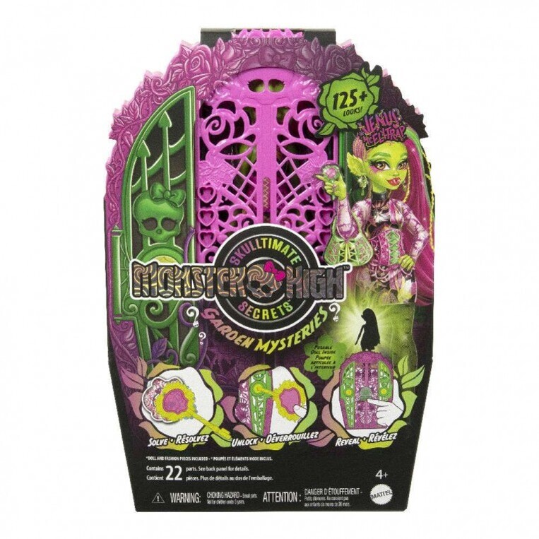 Monster High Skulltimate Secrets Garden Mysteries Κούκλα Venus - HYT75