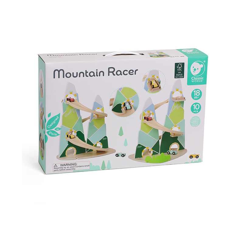 Classic World Αγώνες Στο Βουνό - Ξύλινη Κατρακύλα Με Αυτοκινητάκια - C20231