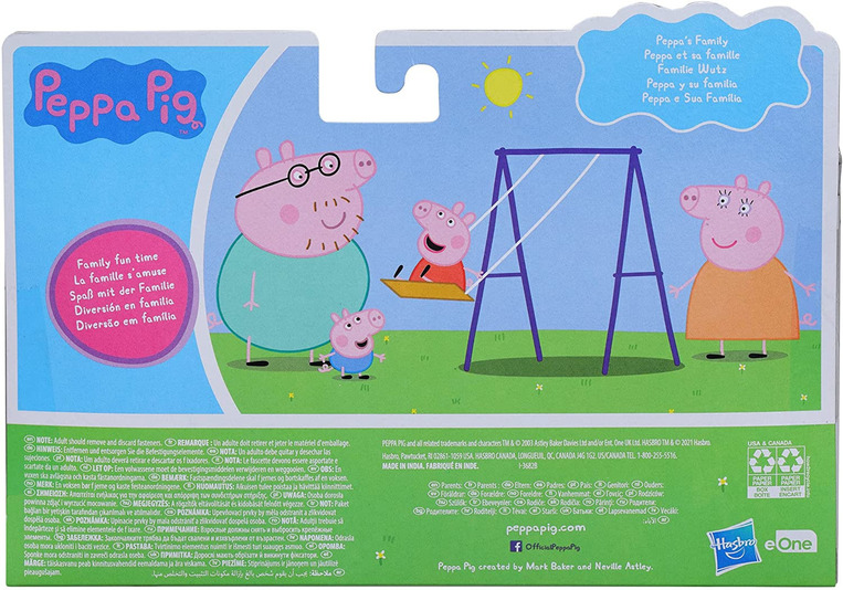 Peppa Pig Peppas Adventures Family Figure 4-Pack 4 Φιγούρες - F2190/F2171