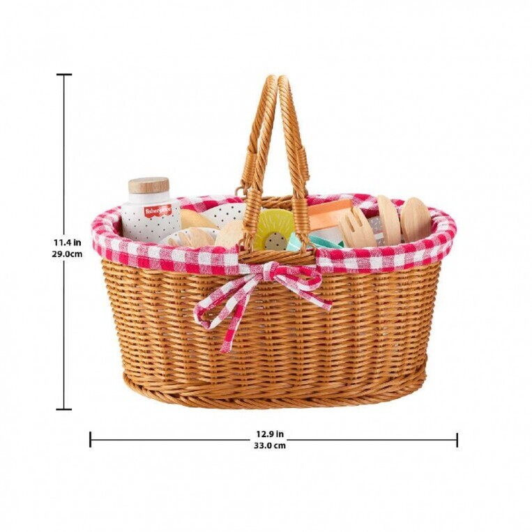 Fisher-Price Ξύλινο Καλάθι Για Πικνίκ - HXT81
