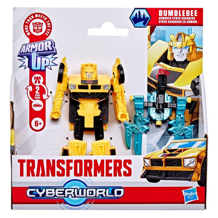 Transformers: Cyberworld Armored Cyber Changers Armor Bumblebee - G1045