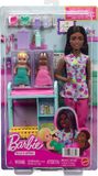 Barbie Baby Doctor Doll Παιδίατρος Μελαχρινή - JMK13