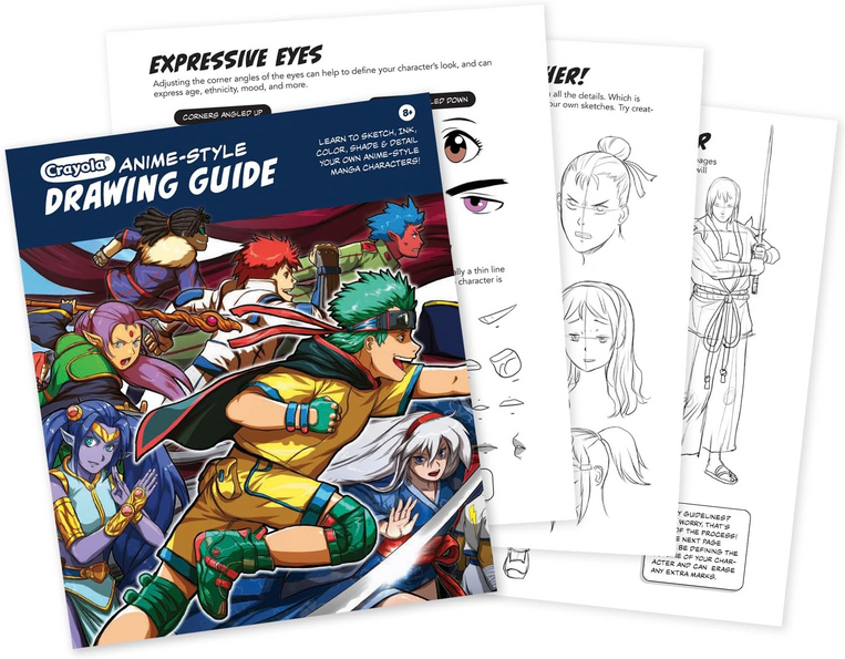 Crayola Σετ Ζωγραφικής Anime Style - 04-2938