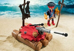 Playmobil Βαλιτσάκι Πειρατής Με Σχεδία - 5655