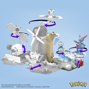 Mega Bloks Pokemon Piplup και Sneasel's στο Χιόνι (183τεμ.) - HKT20
