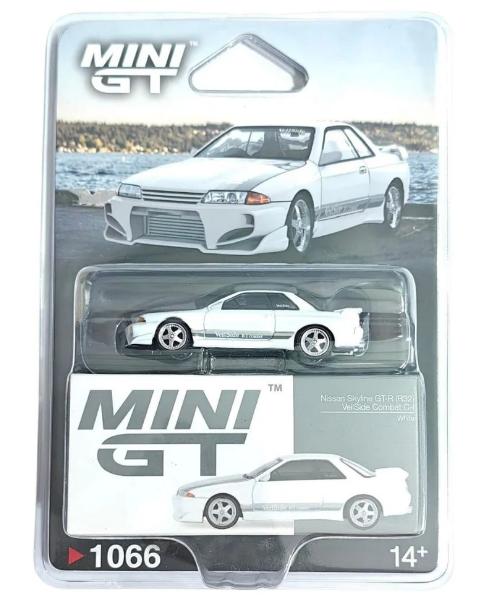 Mini GT 1:64 Nissan Skyline GT-R (R32) Veilside Combat C-I White - MGT01066BL