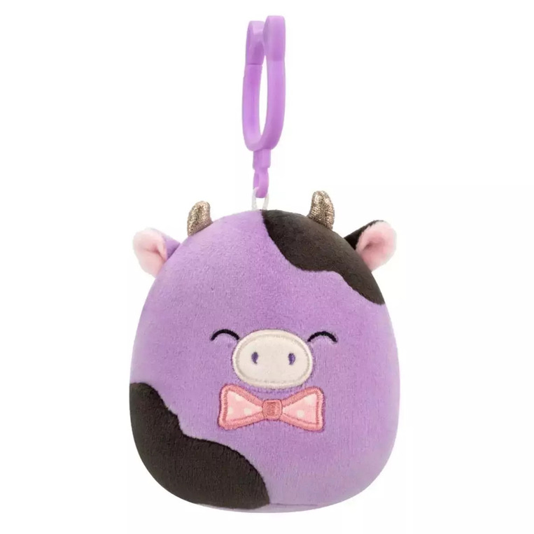 Squishmallows Λούτρινα Μπρελόκ 9Cm Alexie The Cow - SQCR00463