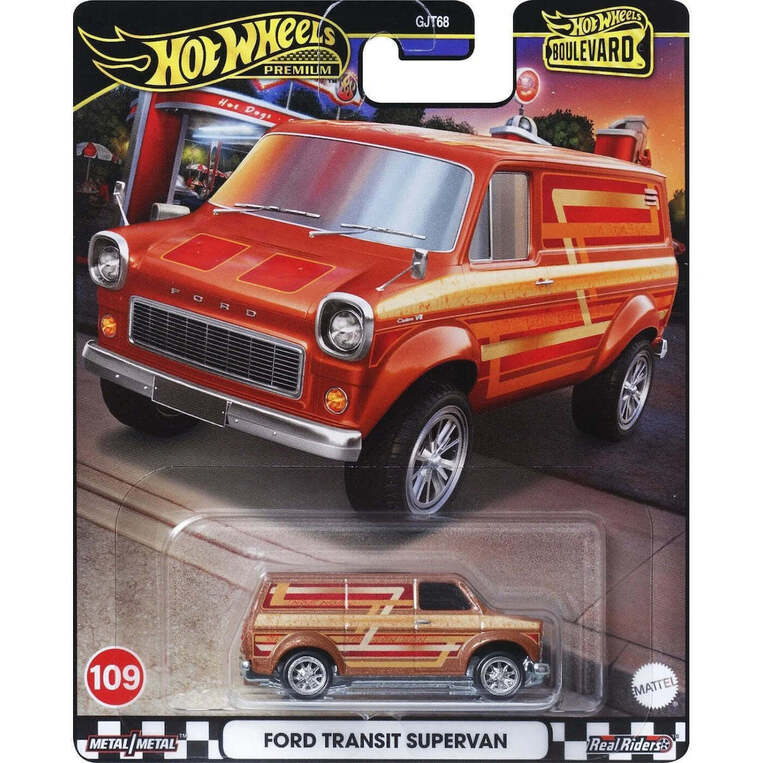 Hot Wheels Boulevard Ford Transit Supervan - HRT76
