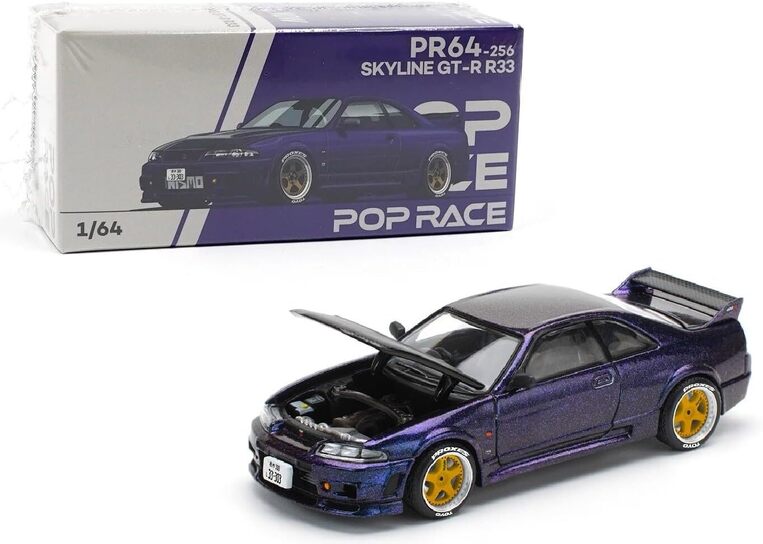 Pop Race Nissan Skyline GT-R R33 NISMO Midnight Purple - PR640256