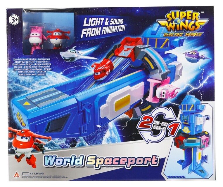 Super Wings Electric Heroes World Spaceport - 780810