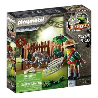 Playmobil Dino Rise - Δεινόσαυροι Μωρό Σπινόσαυρος Και Λαθροκυνηγός - 71265