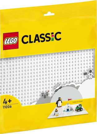 Lego Classic White Baseplate - 11026 