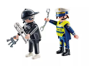 Playmobil Duo Pack Αστυνόμος Και Διαρρήκτης - 71804
