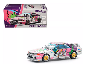 Pop Race - Nissan Skyline GT-R R32 Scale 1/64 PR64-103 - PR640103