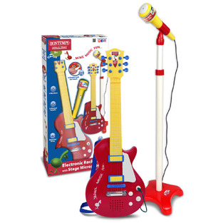 Bontempi Electronic Rock Guitar With Stage Microphone - 245832