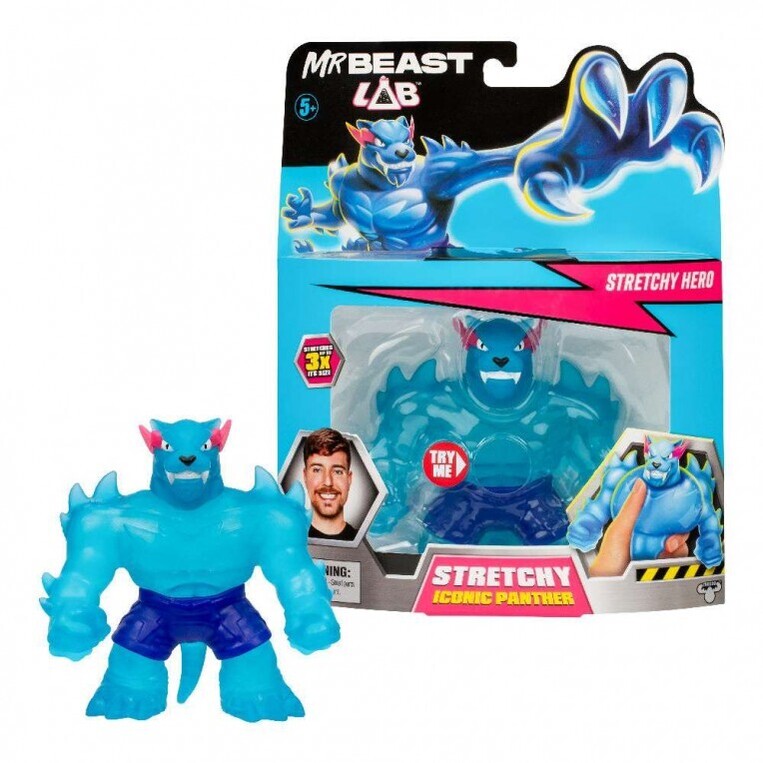 MrBeast Lab Ελαστική Φιγούρα Iconic Panther - GP24737