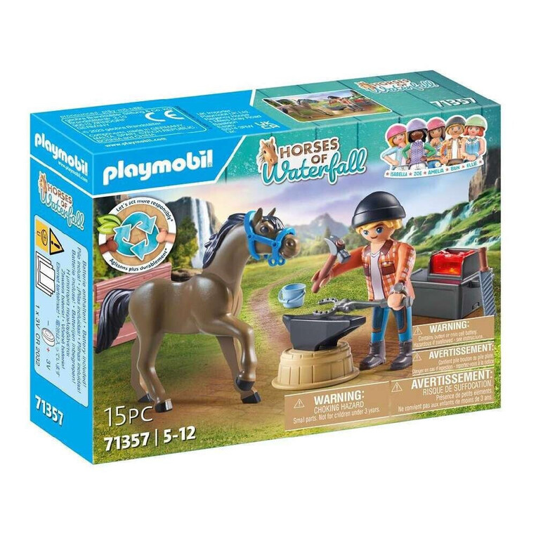 Playmobil Horses Of Waterfall Ο Πεταλωτής Ben Με Το Άλογο Achilles - 71357