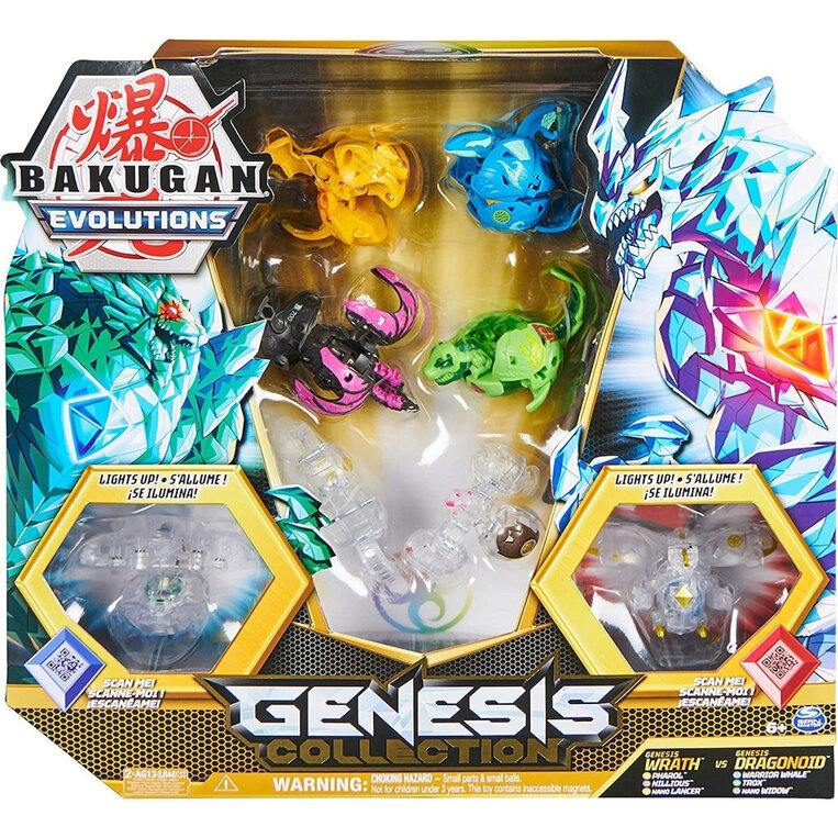 Bakugan Evolutions Genesis Collection Pack Includes New Light Up - 6064120