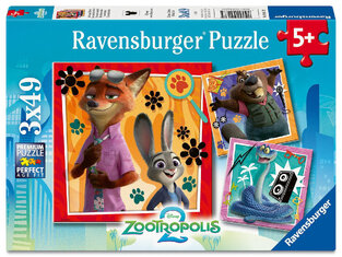 Ravensburger Παζλ 3x49 τεμ. Ζωόπολη - 12004137