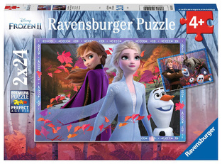 Ravensburger Disney Frozen II Παζλ 2X24 Τεμ. Ψυχρά Και Ανάποδα - 05-05010
