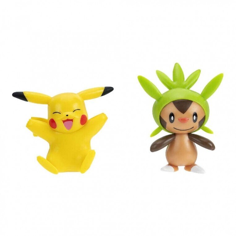 Pokemon 2 Figure Battle Pack First Partner Pikachu & Chespin - PKW4069