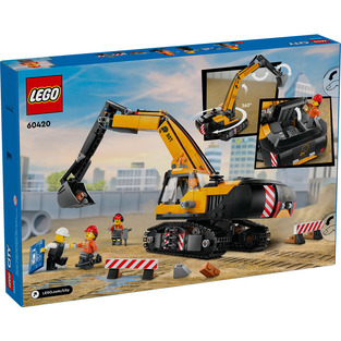 LEGO Yellow Construction Excavator - 60420