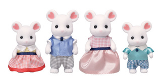 Sylvanian Families Οικογένεια Marshmallow Mouse - SF5308