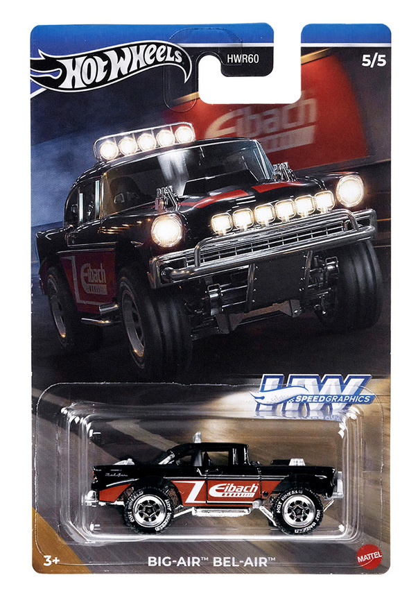 Hot Wheels Speed Graphics Big-Air Bel-Air - HRT05