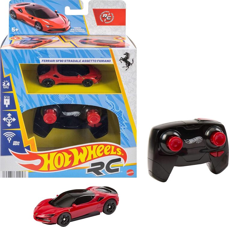 Hot Wheels RC Ferrari SF90 Stradale Assetto Fiorano 1:64 - JGD09