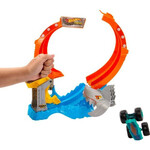 Hot Wheels Monster Trucks - Πίστα Λουπ Με Καρχαρια - JFR08