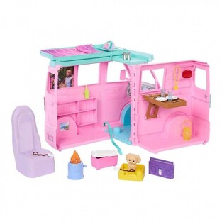 Barbie Dream Land Road Trip Τροχόσπιτο Σετ Παιχνιδιού με 20 Αξεσουάρ - JMK45