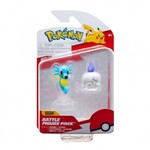 Pokemon - 2 Battle Figures 5cm Litwick & Horsea - PKW3008