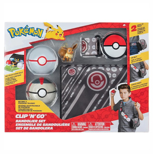 Pokemon - Clip 'N' Go Bandolier Set Με Φιγούρα Eevee  - PKW3157