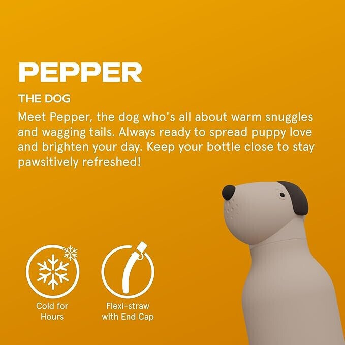 Μπουκάλι Θερμός Asobu Brown Dog 460ml - GRAF05883