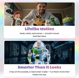 Robosen – Wall-E Mini Robot Collectors Set – Wall-E & Eve - MINI-WAE