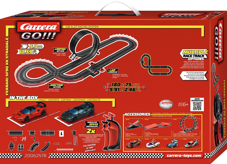 Carrera GO!!! Set Πίστα Ferrari SF90 XX Stradale Wireless - 20062578