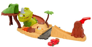 Cars On The Road - Σετ Παιχνιδιού Με Τυρανομισιόσαυρο Ρεξ - HMD74