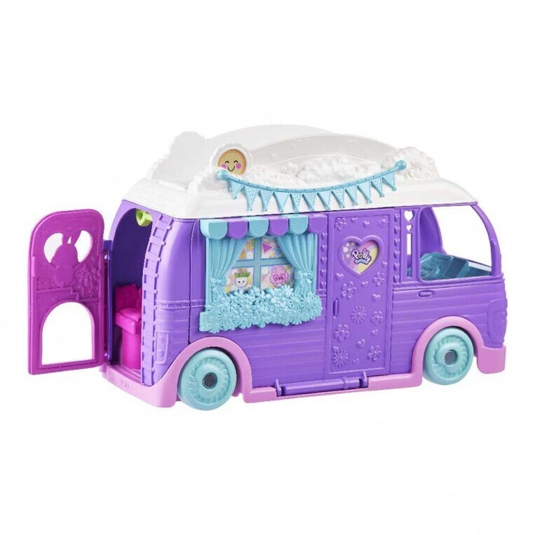 Polly Pocket Glamping Τροχόσπιτο Σετ Παιχνιδιού - JCC32
