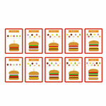 Tooky Toy Παιχνίδι Λογικής: Φτιάχνω Μπέργκερ - TH844