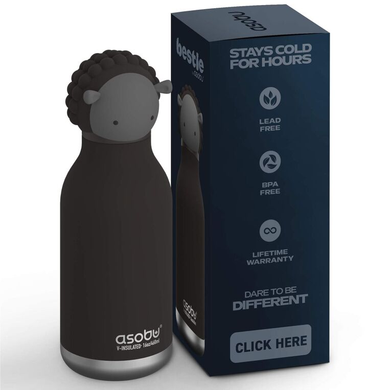 Asobu Bestie Black Sheep Παιδικό Παγούρι Θερμός 460ml - GRAF05882