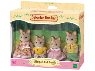 Sylvanian Families Οικογένεια Striped Cat - SF5180