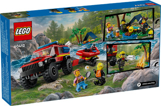 Lego City 4X4 Fire Truck With Rescue Boat - 60412