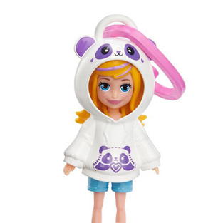Polly Pocket Κούκλα Με Φουτεράκι Panda - HKW00