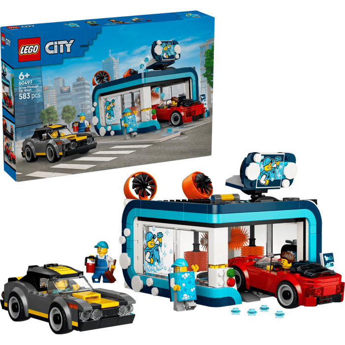 LEGO City Drive-through Car Wash - 60497