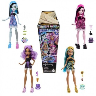 Monster High Buried Secrets Κούκλα Έκπληξη - 4 Σχέδια - Τυχαία Επιλογή - HYV64