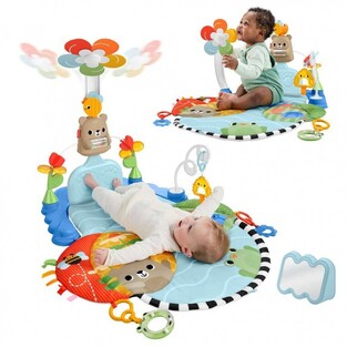 Fisher Price Γυμναστήριο Με Περιστρεφόμενο Λουλούδι 3 Σε 1 - HYR60