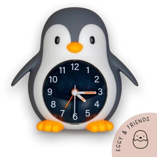 Megalight Ρολόι - Ξυπνητήρι και Φωτάκι Νυκτός Poppy Penguin - 187406