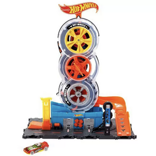 Hot Wheels Πίστα City Με Περιστρεφόμενες Ρόδες - HDP02