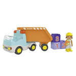 Playmobil Junior: Ανατρεπόμενο Φορτηγό Με Εργάτη - 71685