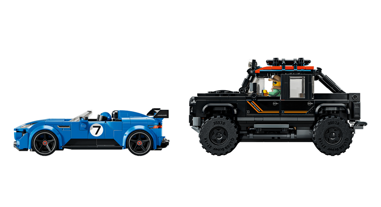 LEGO Speed Champions Jaguar Project 7 & Land Rover Defender - 77264